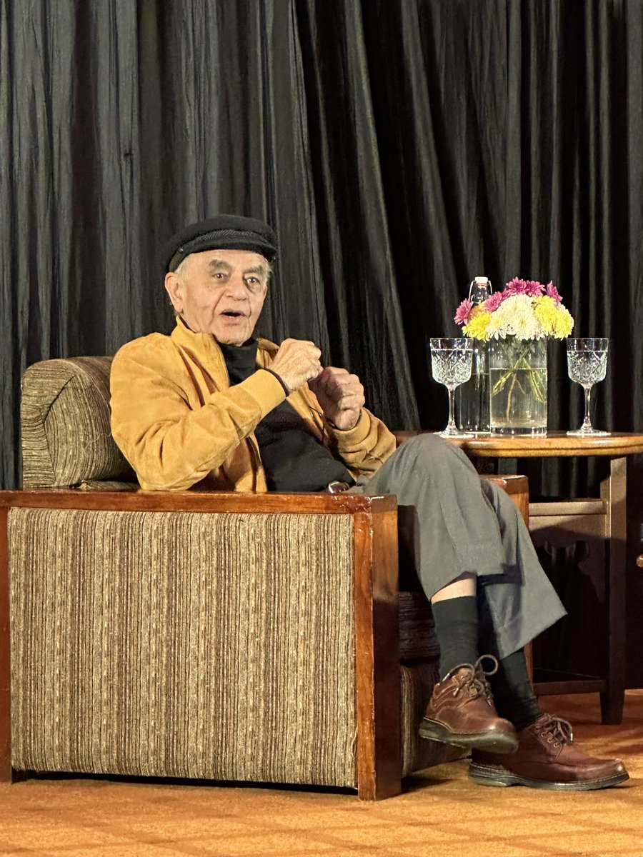 himabista's tweet photo. “It is still difficult to be good”- #GurcharanDas what a relaxing and amazing conversation during the “Kathmandu Launch” of his memoir #AnotherSortOfFreedom 💛 huge huge fan 😊 such a jolly and profound personality 🙏🏽 https://t.co/jz8Qo0TJtj