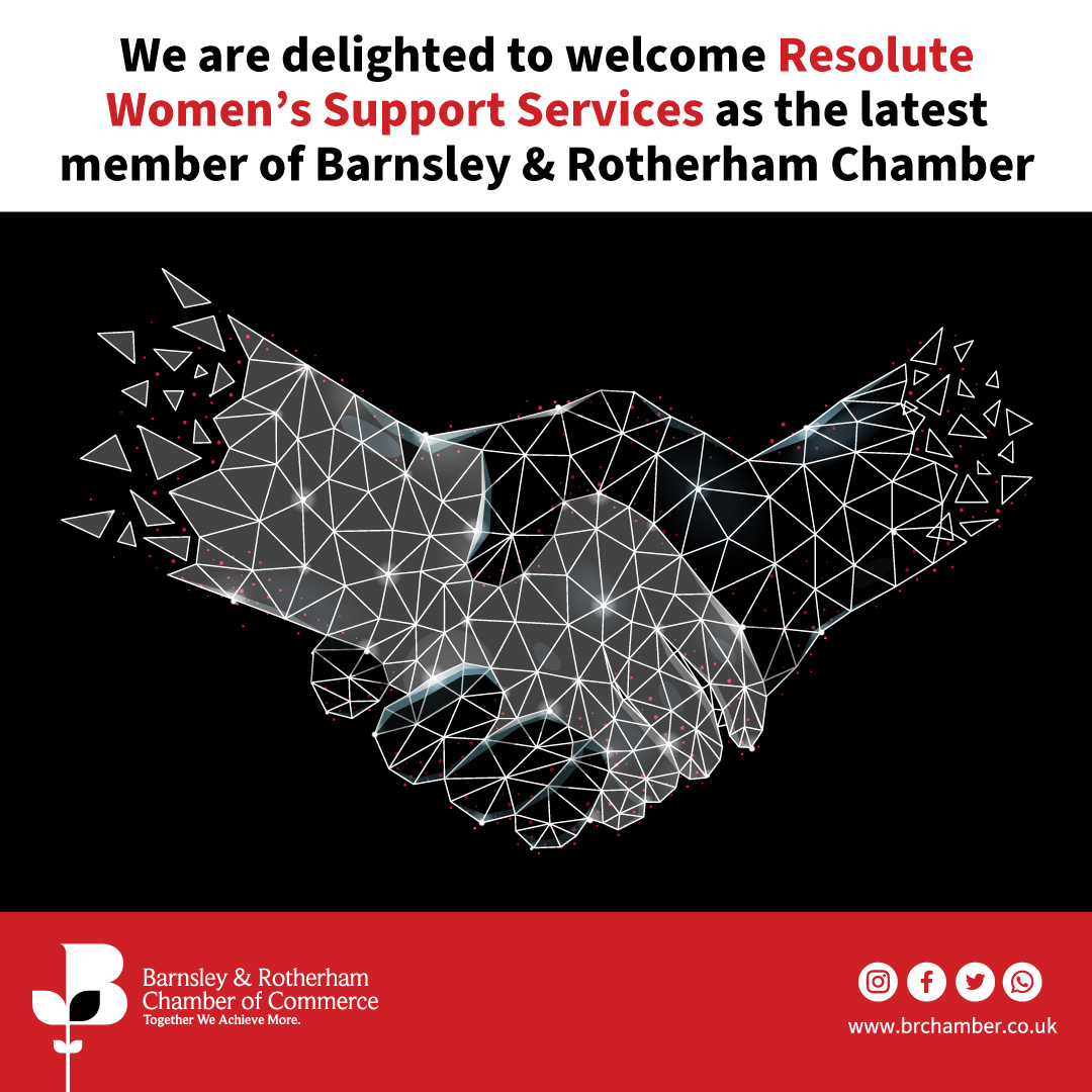 We are delighted to welcome @ResoluteWomens as our latest member.

ow.ly/Ptgu50Q4Wzt

Supporting women to find their strength, determination & dignity after the traumatic effects of domestic abuse/violence.

#brchamber #Barnsley #Rotherham #NewMember