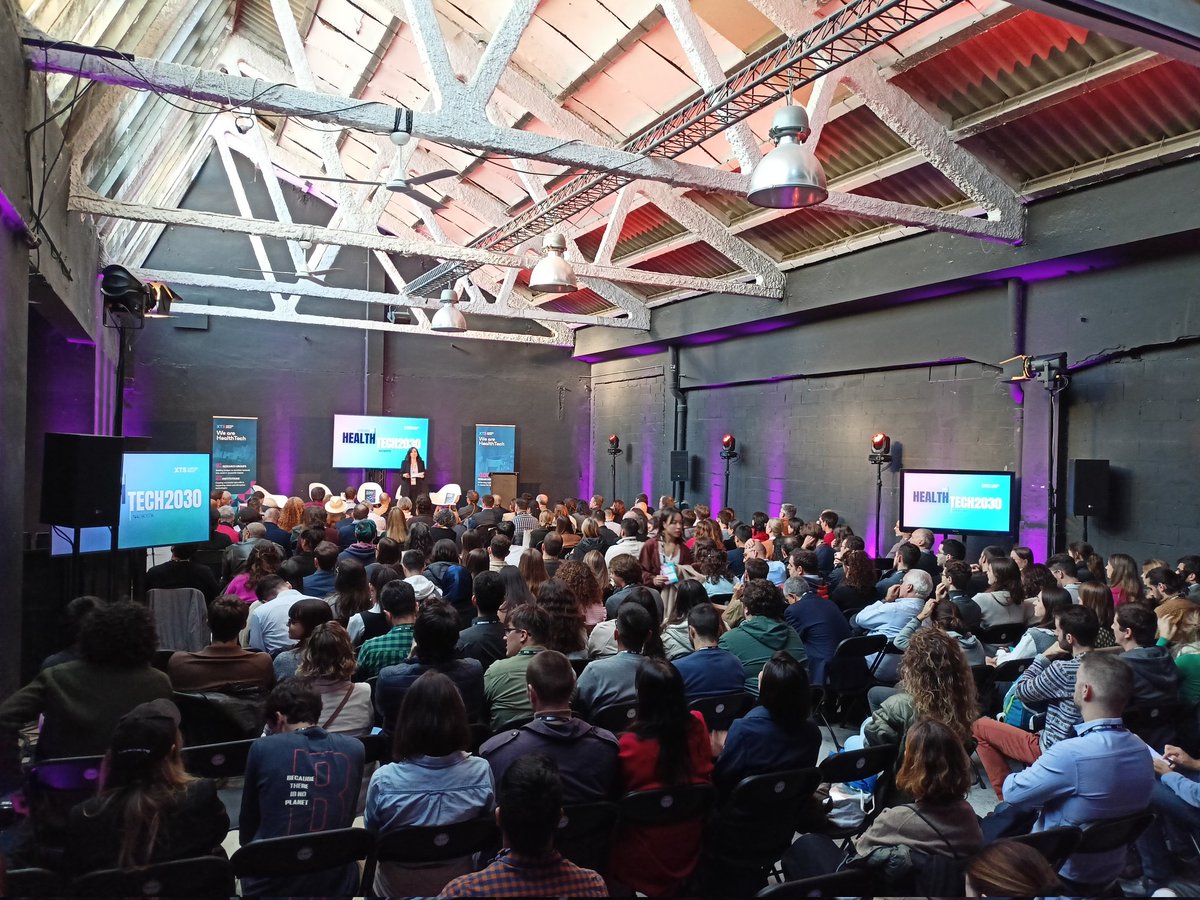 #HealthTech2030 by Xartec Salut at @NauBostik is ON... and full of young researchers, entrepreneurs, clinicians, policy makers, health professionals and much more relevant actors of the Catalan #HealthTech Ecosystem. We hope a lot of synergies will result from this event 🚀