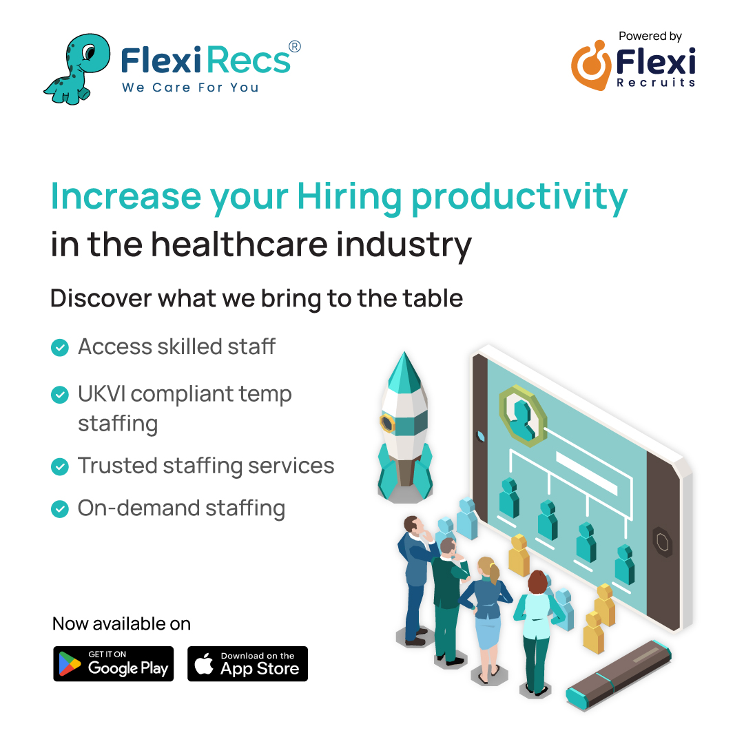 recsyuk's tweet image. Get ready for productive healthcare hiring with us. Are you ready?
info@flexirecs.com
recs@flexirecruits.co.uk
.
.
.
.
#flexirecs #hirewithflexi #b2b #carehomesuk