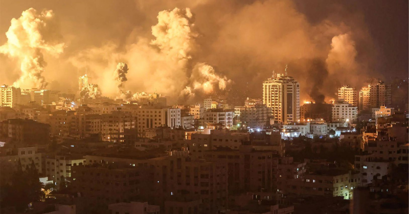 VersoBooks's tweet photo. Rabbani and Finkelstein argue that the Biden administration's support for Israel's decimation of Gaza stems not only from its strategic support for Israel, but from a perception that Hamas's October 7 attacks were also an assault on US hegemony in the region.
