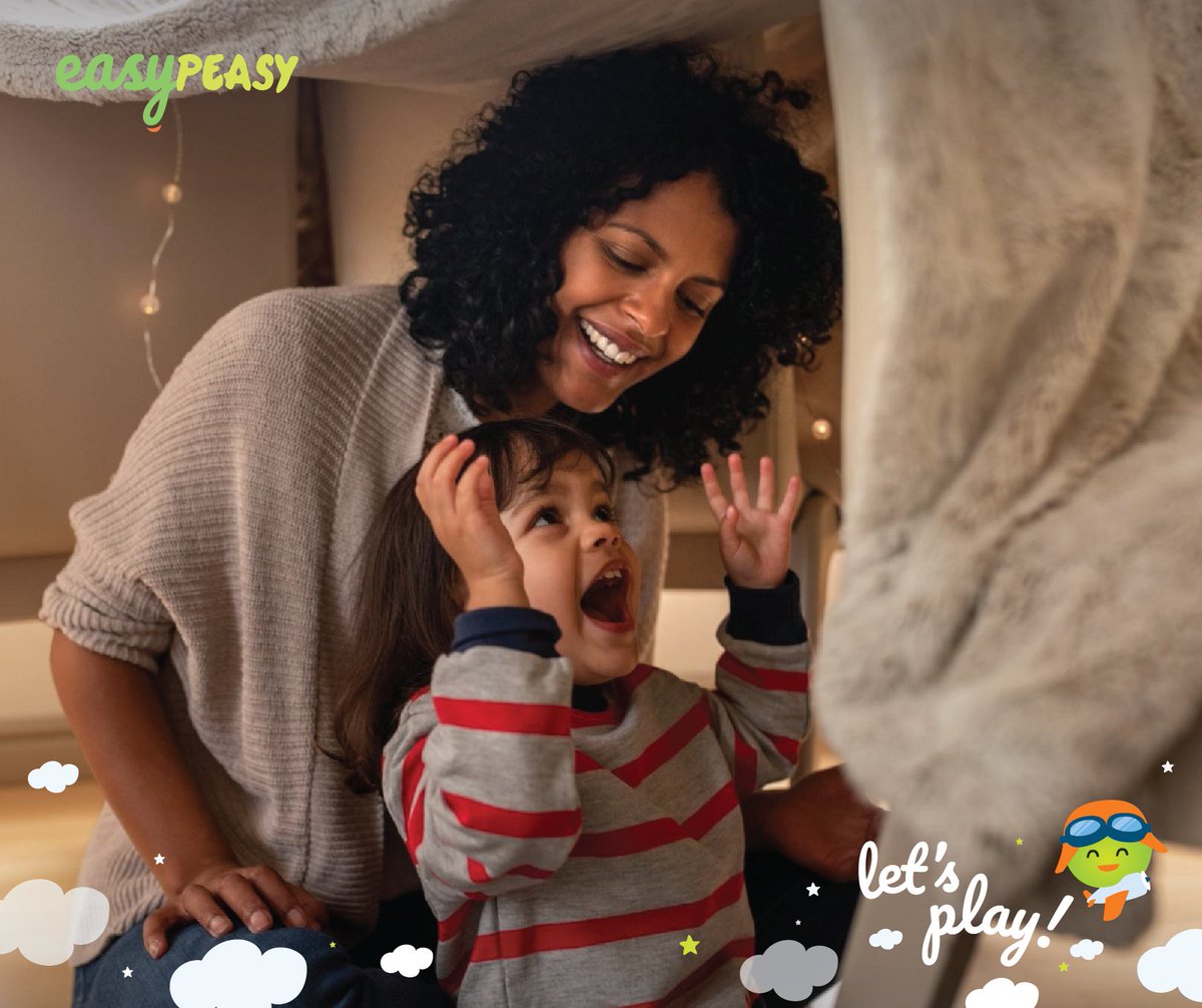 Looking for tips, ideas and activities to try with your 05yr old? The EasyPeasy app helps to transform everyday moments into playful connections that will support your child’s development. 🙏 

Download the app for free 👉 bit.ly/3QPw8qI
#buildaworldofplay