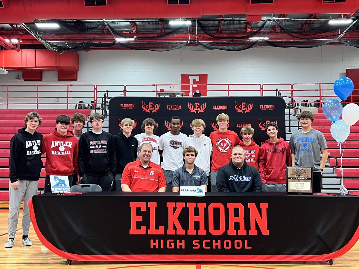 EHS Activities and Athletics (@ehs_activity) on Twitter photo ๐จ2023 Fall EHS Signing Day ๐จ
Congratulations to Gil on committing to compete in Baseball and continue his academic studies at Southeast Community College! <a href="/Antlers_Basebll/">Elkhorn Baseball</a> <a href="/SCCBASEBALLNE/">SCC Baseball</a> ๐จ2023 Fall EHS Signing Day ๐จ
Congratulations to Gil on committing to compete in Baseball and continue his academic studies at Southeast Community College! <a href="/Antlers_Basebll/">Elkhorn Baseball</a> <a href="/SCCBASEBALLNE/">SCC Baseball</a>