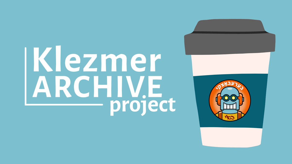 ICYMI - Klezmer Archive Coffee Hour Recording #3 is now on YouTube! Learn about our architecture plan with Max Rothman!

This event was supported in part by the National Endowment for the Humanities. 

youtu.be/BE2TgJ20qbc

#klezmerarchive #klezmerinstitute #digitalhumanities
