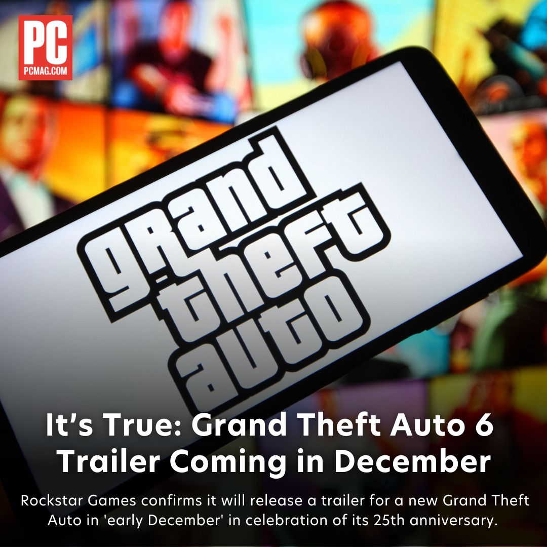 GTA 6 trailer coming in early December, Rockstar Games confirms