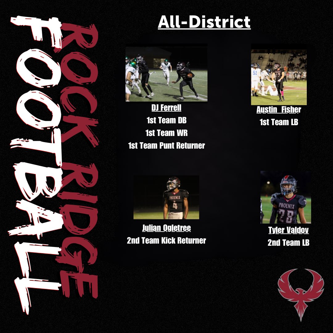 Congrats to these Phoenix who earned All-District Honors!