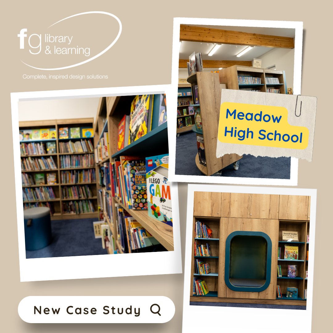 fg_library's tweet image. We are delighted to announce the launch of our latest case study on Meadow High School in Uxbridge. 

Follow the link below to read the full case study:

ow.ly/WkEB50Q5uP9

#SchoolLibraryDesign #LibraryDesign #SEN #SpecialEducationalNeeds #SensoryLibrary #MeadowHighSchool
