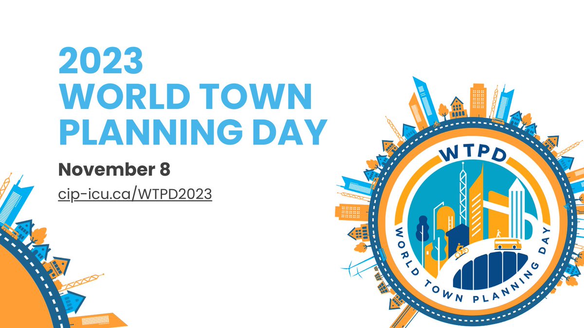 Happy #WTPD2023! 🎉 Today and every day, CIP proudly celebrates the #planning profession's commitment to creating positive and impactful change across communities. Learn more about World Town Planning Day and read @GlobalPlanners' statement here: ow.ly/eZYq50Q5fau