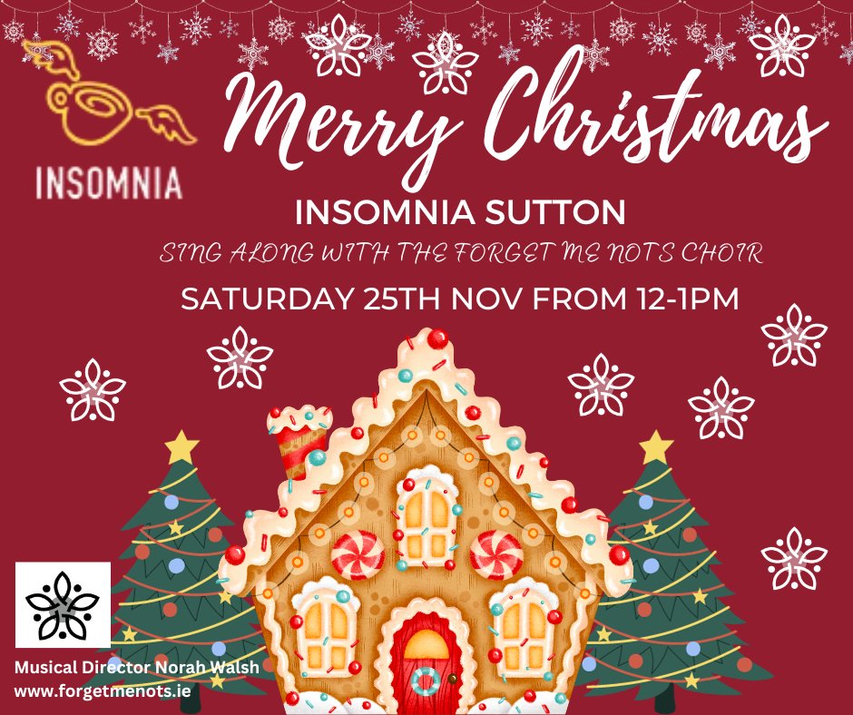 We are singing carols at <a href="/_InsomniaCoffee/">Insomnia Coffee</a>, Sutton Cross on Saturday 25th November from 12-1pm to get Christmas officially rocking and rolling on the peninsula! Come along and join the fun and TELL EVERYONE you know about it. A terrific start to Christmas for the whole family.