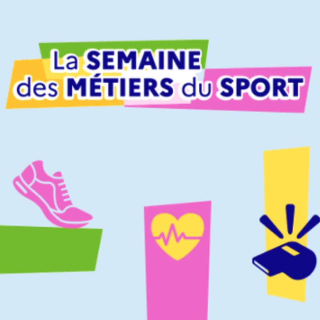 Jusqu’au 3 décembre, c’est la Semaine des métiers du sport 🗓

N’hésitez pas à renseigner vos activités sur le site du Ministère des Sports sur le lien suivant : bit.ly/3QJXyOT

Retrouvez la carte de la Semaine des métiers du sport ⬇️⬇️
👉🏼 bit.ly/3shNJ12