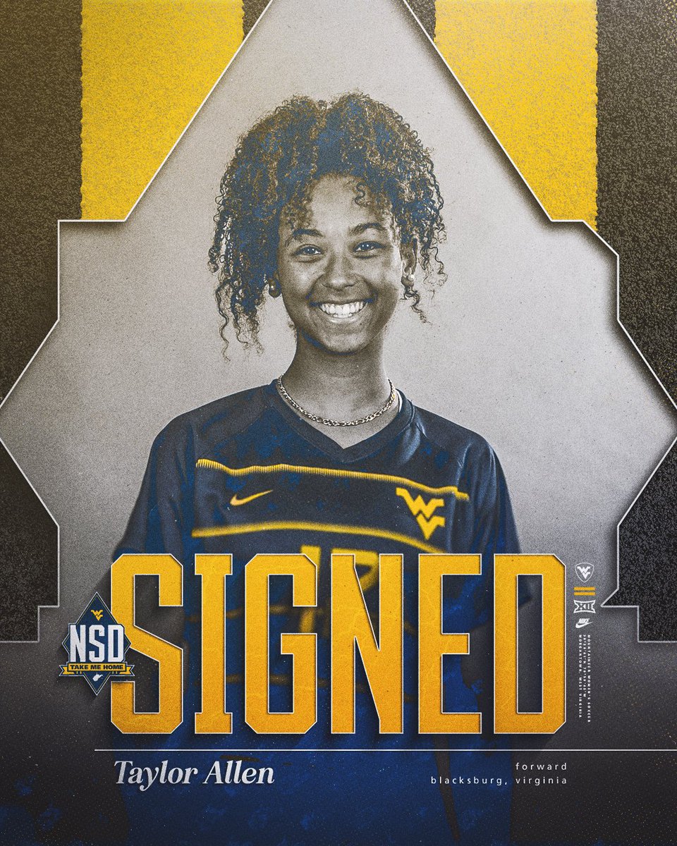 WVU Women's Soccer (@wvuwomenssoccer) on Twitter photo 𝓢𝓲𝓰𝓷𝓮𝓭 ✍️
🖊 Taylor Allen
⚽ Forward
🏡 Blacksburg, Va.
🏫 IMG Academy
#HailWV | <a href="/tayloral1en/">Taylor Allen</a> 𝓢𝓲𝓰𝓷𝓮𝓭 ✍️
🖊 Taylor Allen
⚽ Forward
🏡 Blacksburg, Va.
🏫 IMG Academy
#HailWV | <a href="/tayloral1en/">Taylor Allen</a>