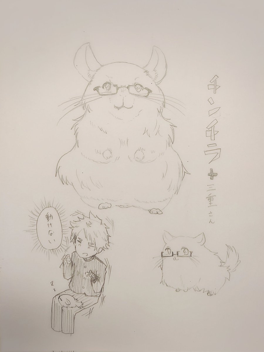 mentum_13's tweet photo. 今日のすきめがアナログrkgk
⚠ケモ化注意
#好きな子がめがねを忘れた 
#染谷成海
#三重あい https://t.co/CW6ZzKagvO
