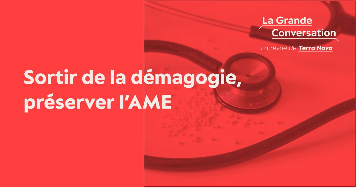 🚨#AME Sortir de la démagogie, préserver l'Aide Médicale d'Etat 🔴Une analyse de @DRouilleault, directrice générale de @Franceterdasile pour @_LaConversation de @_Terra_Nova➡️lagrandeconversation.com/politique/dire…