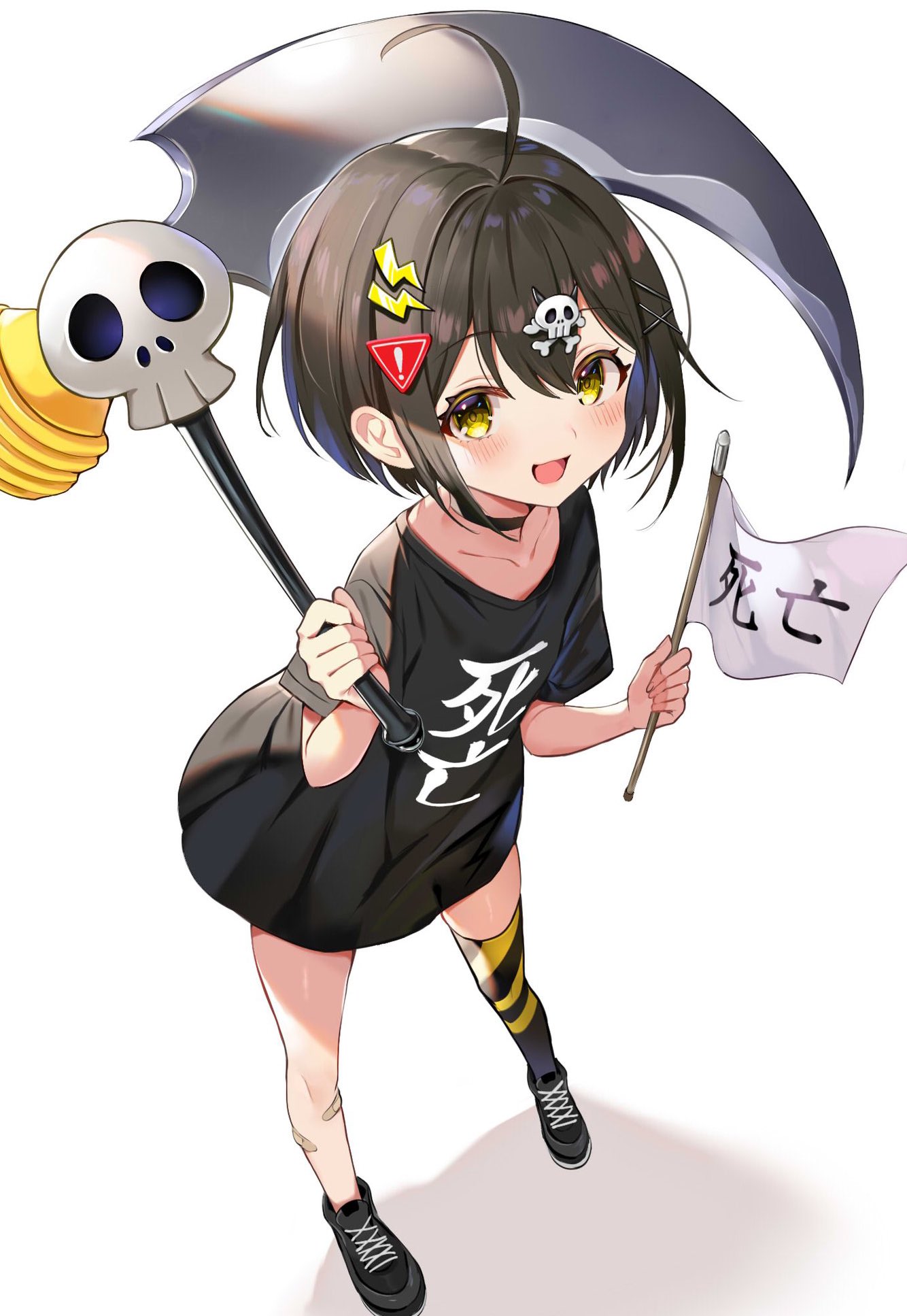 全力回避フラグちゃん！ 死亡フラグTシャツ Mサイズ 全力回避フラグ