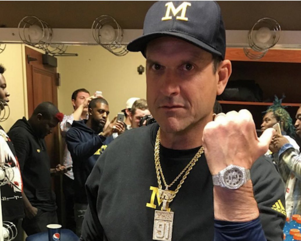 GoBlueHasbulla's tweet photo. OGs remember, it’s not the Shedur, it’s the Harbaugh https://t.co/qyeVLwV745