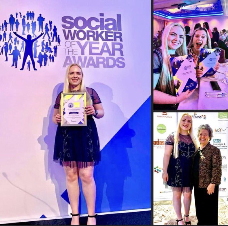 Congratulations to Charlotte Higgins, our Social Work Degree Apprentice, for being a finalist for Student Social Worker of the Year. What an achievement! We hope you had a great time at the awards ceremony with our Skills Coach, Sonia D’Andreta. We are super proud of you 🤗