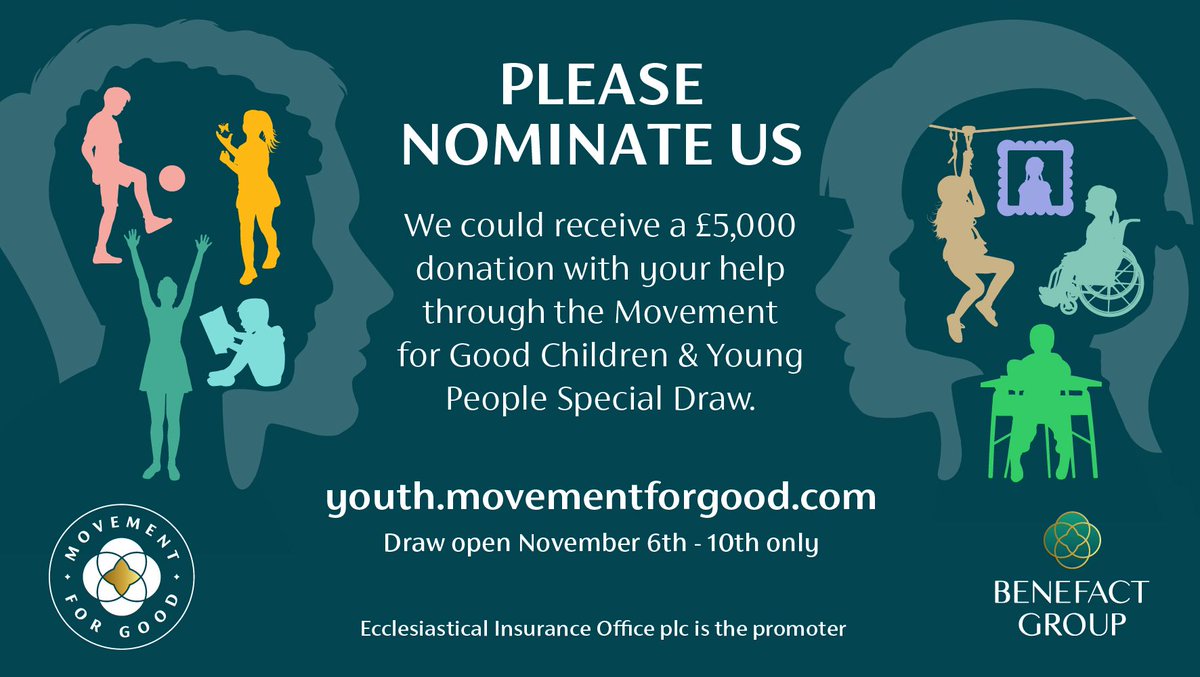 Impact Children, Young People and Families (@impact_cypf) on Twitter photo Impact Initiatives has been nominated as one of the charities taking part in the Movement for Good Β£5000 charity draw run by <a href="/benefactgroup/">Benefact Group</a>. We would really appreciate your vote π Note the closing date is this Friday 10th Nov. Thank you π buff.ly/49p6OiC Impact Initiatives has been nominated as one of the charities taking part in the Movement for Good Β£5000 charity draw run by <a href="/benefactgroup/">Benefact Group</a>. We would really appreciate your vote π Note the closing date is this Friday 10th Nov. Thank you π buff.ly/49p6OiC