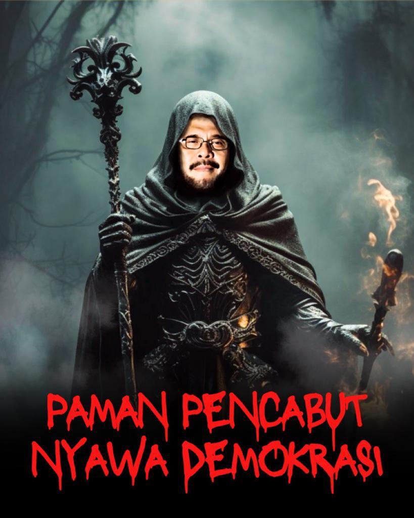 Hadimakpul's tweet photo. Sang paman pencabut nyawa demokrasi
#deprem #TheMarvels #Maxwell #AUSvsAFG https://t.co/UdkpNmEHfj