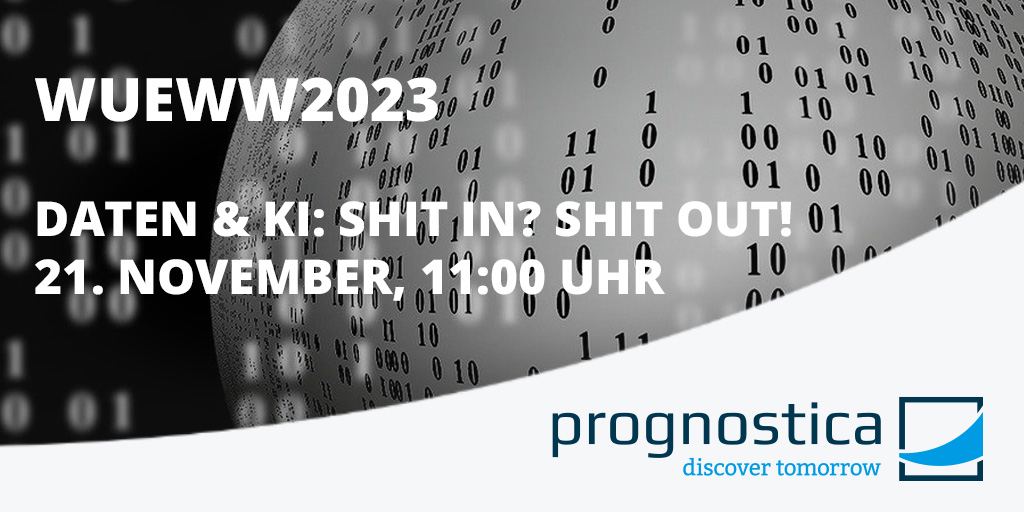 Wir freuen uns sehr auf den informativen Vortrag von Thomas Christ und Florian Goldstein zu "Shit in - Shit out" - der Titel lässt auf jeden Fall schon einmal vermuten, dass es um KI geht und es informativ UND lustig wird am 21.11. bei der #WueWW - wir sind gespannt!