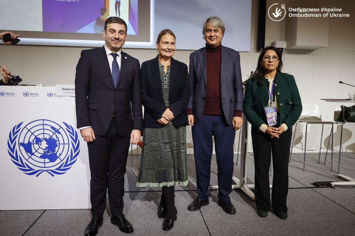 lubinetzs's tweet photo. The third day of the 14th International Conference of National Human Rights Institutions is coming to an end.

We work in extremely difficult conditions and remain in a need for further assistance for Ukraine. Our sincere gratitude to everyone present for supporting Ukraine! https://t.co/PaQIvTFJe7