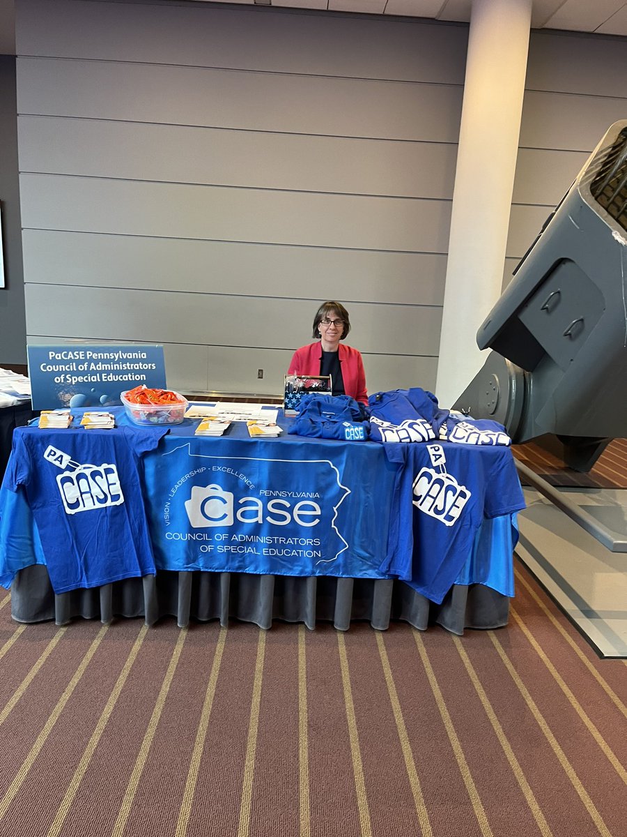 PaCASE6's tweet photo. Find us at the PaCASE booth right outside the exhibit hall of the #caseconference . Purchase a shirt or grab some candy. Looking forward to connecting with special Ed leaders this week. @casecec  @PACECSPED https://t.co/LAMr3KA9WI