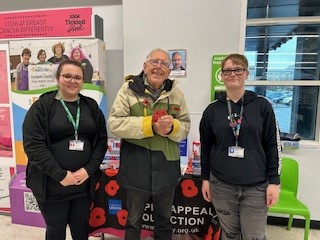 Remembrance Day is coming up! Our ambassadors set up a stall for students/staff to donate to the poppy appeal. Great success! Now to wait to see how much we raised.

Massive thank you to John Buckledee who for supplying us with poppies.