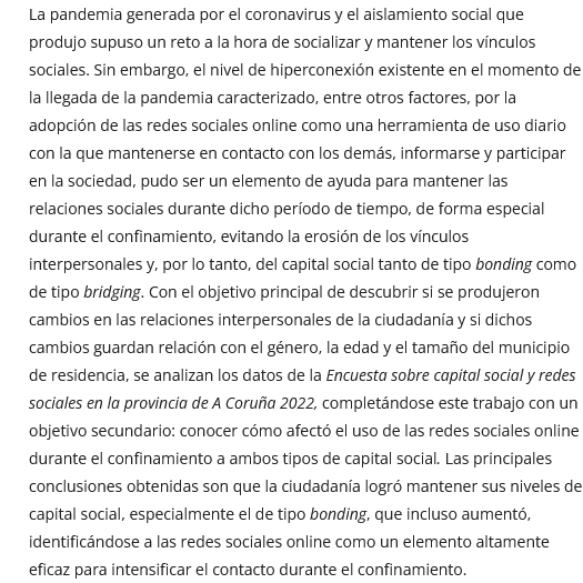 New #article from Chas: Efectos de la pandemia en el capital social de tipo bonding y bridging. El caso de la provincia de A Coruña revistas.ucm.es/index.php/MESO…