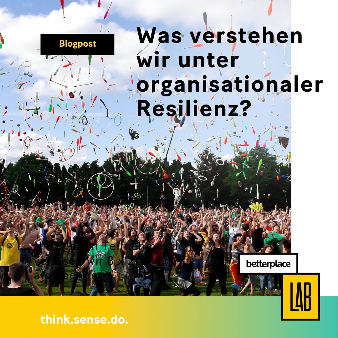 Was verstehen wir unter organisationaler Resilienz? Unsere Definition liest du in unserem neuesten Blogpost 👉 betterplace-lab.org/was-verstehen-… #resilienz #transformation #engagement #zivilgesellschaft @D_S_E_E