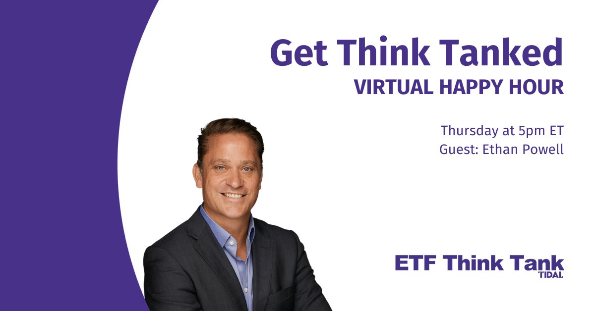 We’re hanging out with Ethan Powell of Impact Shares to discuss impact investing and the women factor with @YWCAUSA – join us on Thursday 11/9 at 5pm ET at getthinktanked.com @ETFProfessor @MurphyCinthia @leadlagreport @michael_venuto @DavidDziekanski