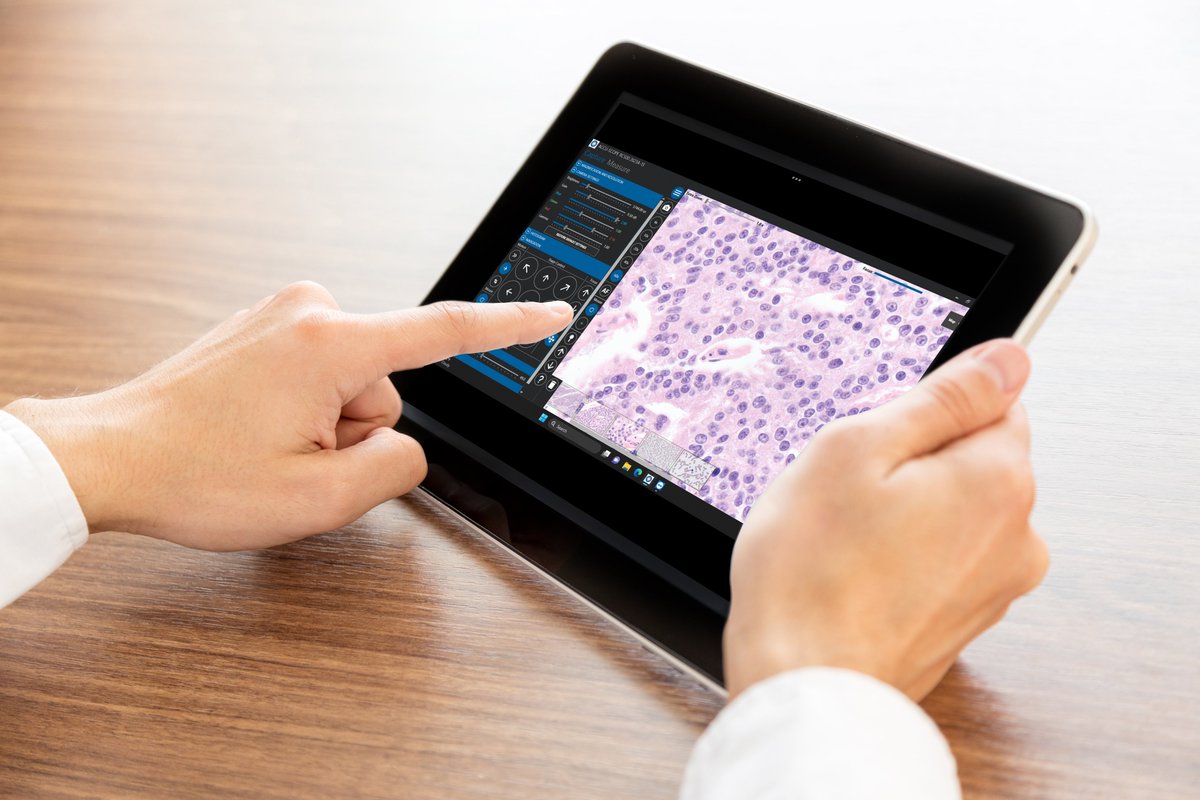 Remote Control at Your Fingertips with the RC500 Remote Collaboration System for #telepathology. Remote user can change objectives, navigate the specimen, adjust image settings and more!
Learn more about the RC500 Remote Collaboration System at bit.ly/ACCU-SCOPE_RC5…