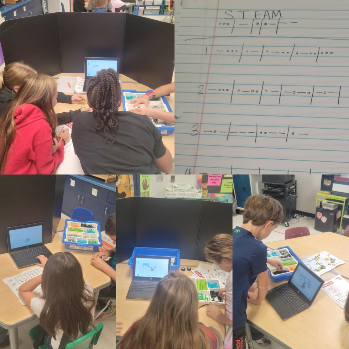 clifton_class's tweet image. These 4th graders built and coded a joy stick to communicate in Morse Code! #binarycode #NationalSTEMDay @MunfordElem @TCBOE @mesdebby @AshleyGableEDU @LEGO_Education