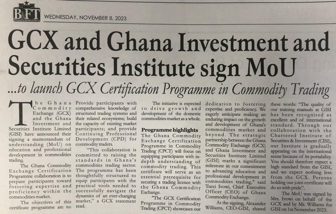 Key Highlights:
- Comprehensive knowledge of Structured Trading Systems
- Capacity-building for existing market participants
- Continuing Professional Development (CPD) for commodity traders
- Essential prerequisite for a trading license with the GCX