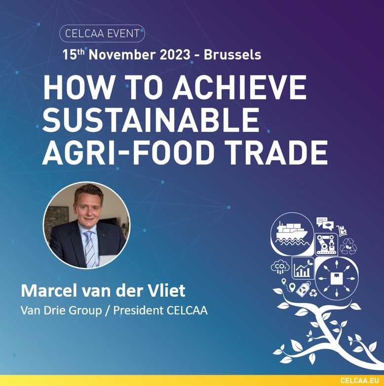 Ever wondered how an #agri-food #trader is spending his day after his first cup of coffee? If yes, join us for the our event 'How to achieve sustainable agri-food trade?', 15th November 2023, 4.00 to 6.00 pm at Thon Hotel EU, Brussels; Check celcaa.eu for more info