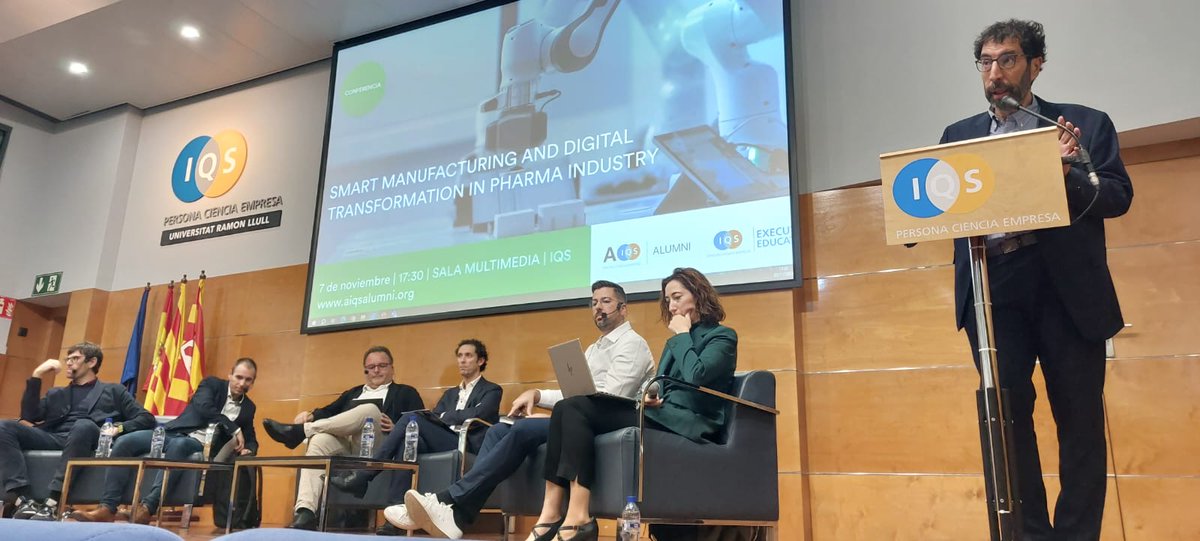 Qualipharma (@qualipharma) on Twitter photo 🧪Ayer Cristina López, Barcelona Office Manager & CRDO de <a href="/QUALIPHARMA/">Qualipharma</a>, moderó la #conferencia "Smart Manufacturing and Digital Transformation in Pharma Industry" de AIQS Alumni, celebrada en #Barcelona 🧬💊
#transformacióndigital #regulación 🧪Ayer Cristina López, Barcelona Office Manager & CRDO de <a href="/QUALIPHARMA/">Qualipharma</a>, moderó la #conferencia "Smart Manufacturing and Digital Transformation in Pharma Industry" de AIQS Alumni, celebrada en #Barcelona 🧬💊
#transformacióndigital #regulación