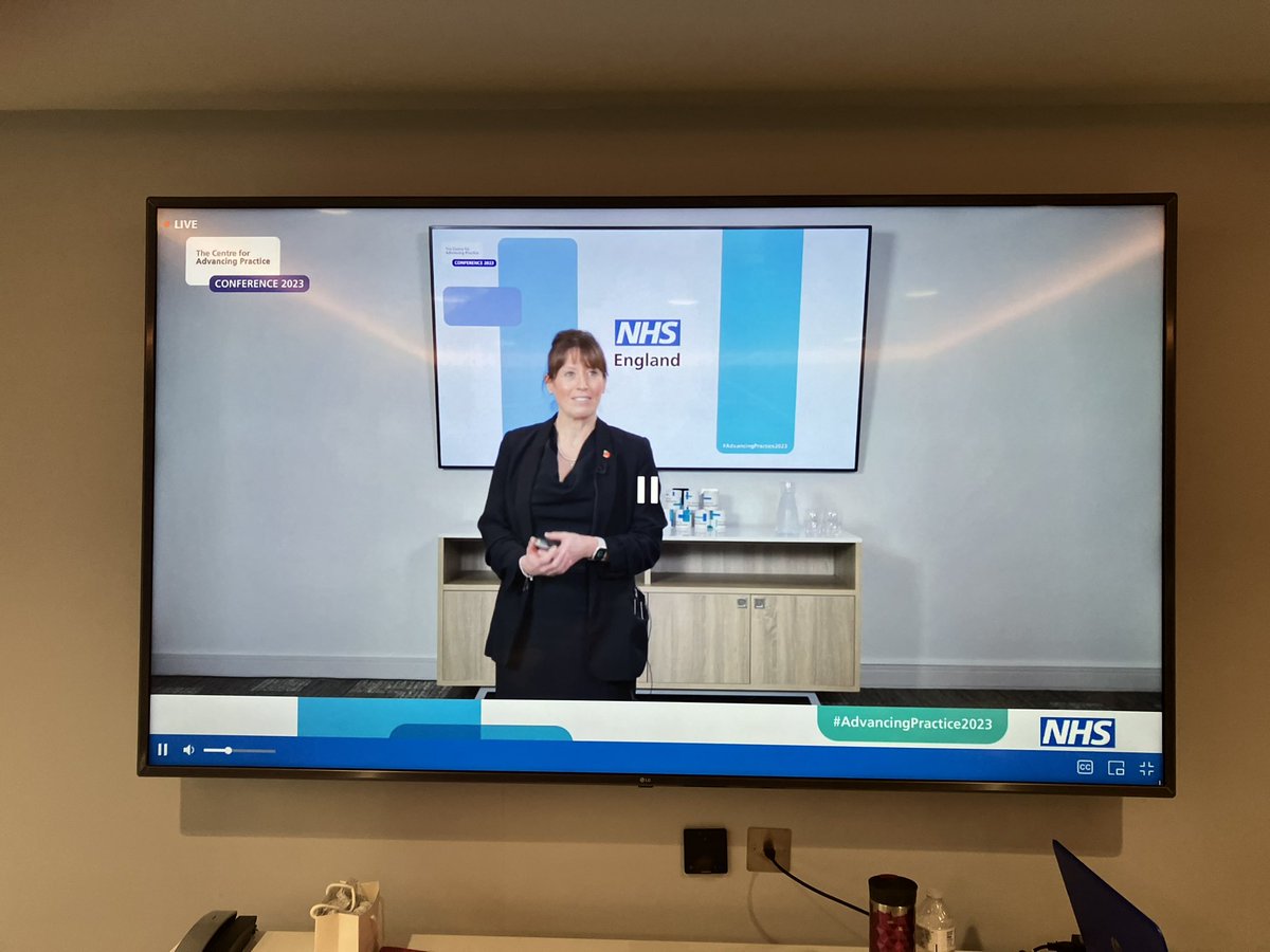 cn150's tweet image. The @NHSE_WTE Centre for Advancing Practice is very pleased to welcome @SafetySamFoster at our #AdvancedPractice2023 Conference to present an overview of the exploratory work being undertaken by the @nmcnews looking at the possibilities for regulation of advanced practice 🗣️