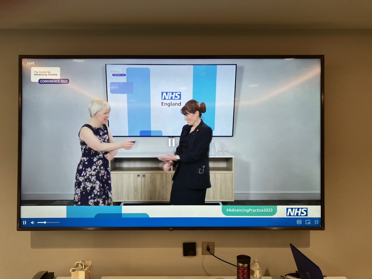 cn150's tweet image. The @NHSE_WTE Centre for Advancing Practice is very pleased to welcome @SafetySamFoster at our #AdvancedPractice2023 Conference to present an overview of the exploratory work being undertaken by the @nmcnews looking at the possibilities for regulation of advanced practice 🗣️