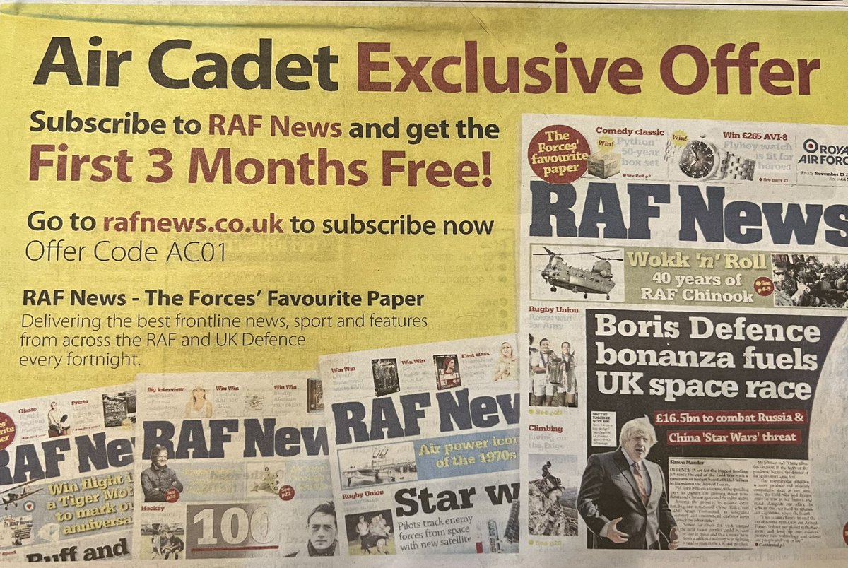 For those Civilian Instructors wanting to progress into uniformed service the @RAFNews is an excellent source of information to help keep you updated on EVERYTHING that is happening within our parent service!