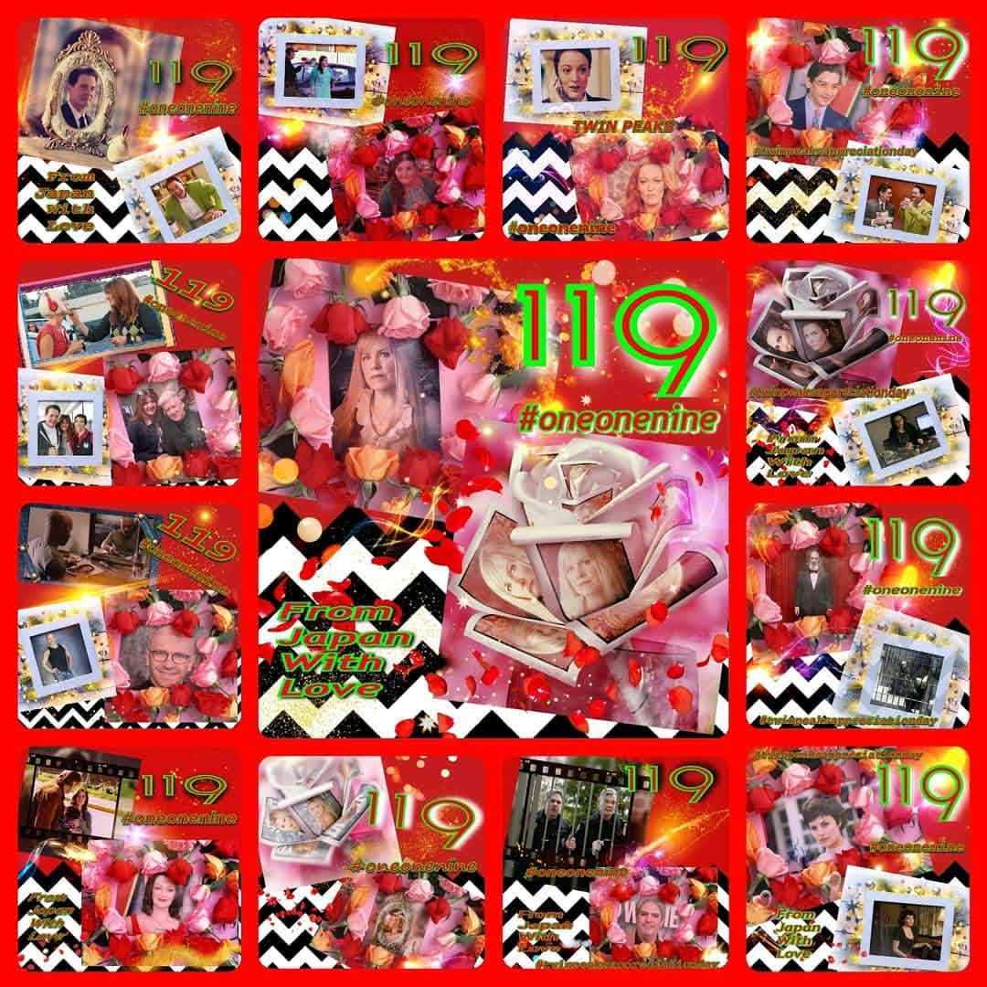 atsuyaito's tweet photo. 11/09/2023
^◇^ 
#oneonenine 
.
#twinpeaks
#twinpeaksthereturn
#twinpeaksappreciationday
#alwaysloveyoufromjapan
#ThankYouTwinPeaks
#Peakies 🌲☕🍩
#happy119
#fromjapanwithlove 🇯🇵❤
#ツインピークス
#ありがとうツインピークス https://t.co/v7Mm9FLE5i