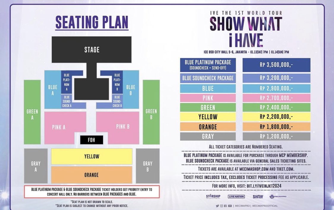 OPEN JASTIP IVE <SHOW WHAT i HAVE> in Jakarta

JASA WAR

▪︎Fee 175k/tix
▪︎Trusted 100% (testi 📌)
▪︎Pakai Data Diri Customer
▪︎Bisa self payment

Booking/questions? WA di bio!

#IVE #IVE_WORLD_TOUR tag wts wtb concert