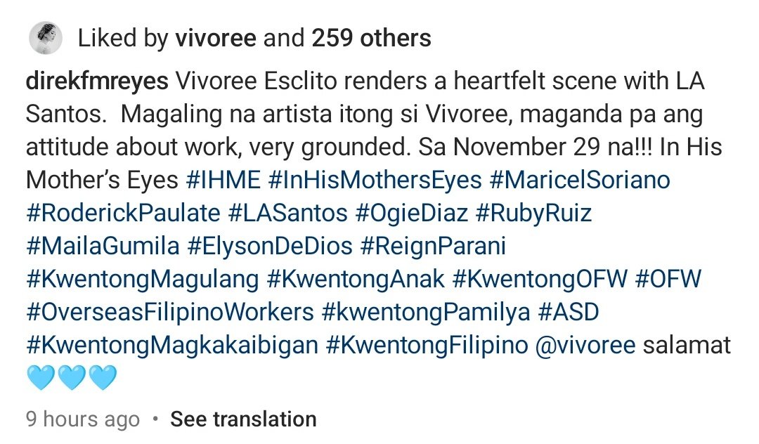 joythebraver's tweet photo. Coming from direk FM reyes a very short message but it was so deep. Tagos sa puso https://t.co/mWDaYleuwl