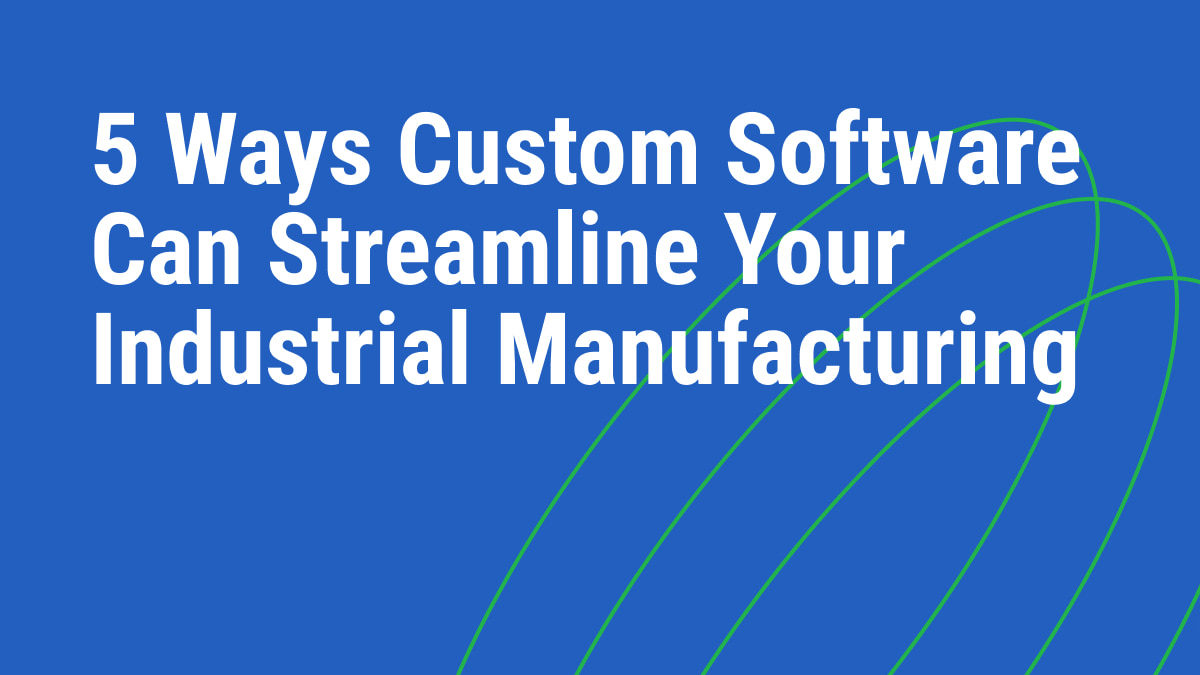 Industrial #manufacturing is a world filled with intricacies and challenges. Fortunately, #technology has paved the way for enhanced efficiency, and custom software is your key to unlocking its full potential. Discover 5 Ways #CustomSoftware Can Transform Your Industrial