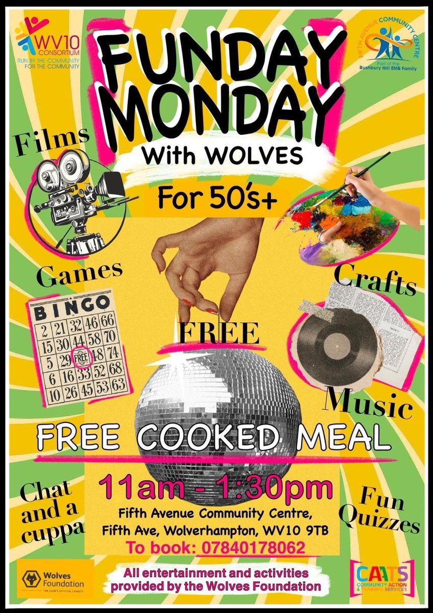 New session starting this Monday in conjunction with <a href="/wwfcfoundation/">Wolves Foundation</a> for over 50s at Fifth Avenue Community Centre, Low Hill, Wolverhampton <a href="/wv10consortium/">WV10 Consortium</a> <a href="/Wolves/">Wolves</a> <a href="/CommunityOffer/">WolvesCommunityOffer</a> <a href="/BushburyHillEMB/">Bushbury Hill EMB</a> <a href="/big_venture/">Big Local Venture</a> <a href="/dbproductions20/">D&B Productions</a>