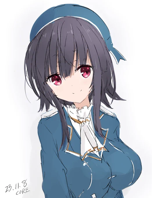 はじめて高雄ちゃんを描いてみた #艦これ