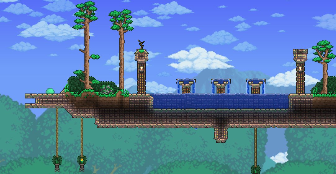 #terraria aerial garden rework in progress