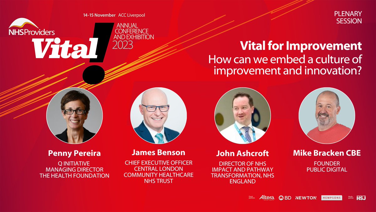 Can innovation hold the key to future proofing our #NHS❓

Join our Annual Conference #NHSP23 to learn about the latest innovations from NHS leaders and beyond, as we share experiences and explore various improvement approaches.

Book your place today ⬇️ 

bit.ly/3AsWdmH