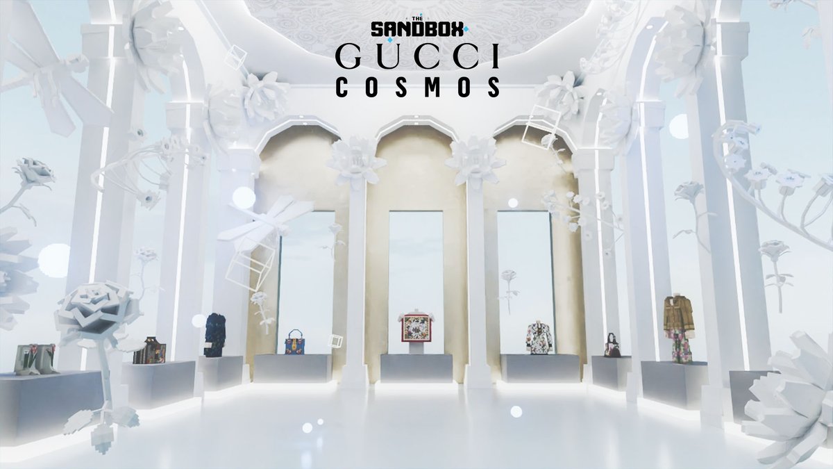 Step into a world of creativity. Step into <a href="/gucci/">gucci</a>.

Explore 👜 Gucci Cosmos Land ✨ an immersive experience inspired by Gucci's archival exhibition in London.

Live in The Sandbox on November 8.