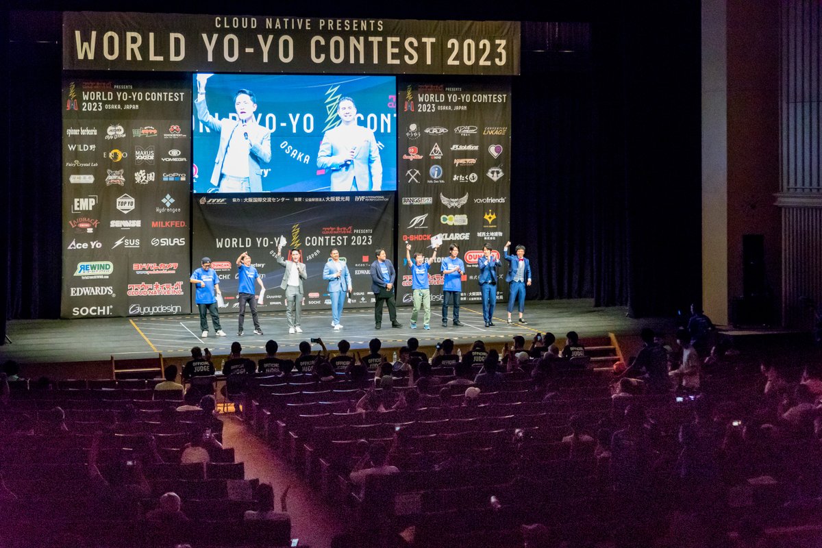 worldyoyocon's tweet image. Thank you for visiting &amp;amp; watching #WYYC2023 Osaka. Official Photos are now available!
wyyc2023.com/photo-gallery/
In the blink of an eye it’s already been two months since the competition. We’d love if you’d leave a comment with your fun memories of this year's World Yo-Yo Contest!