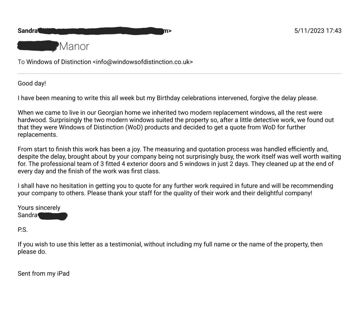 Windows Of Distinction tweet media