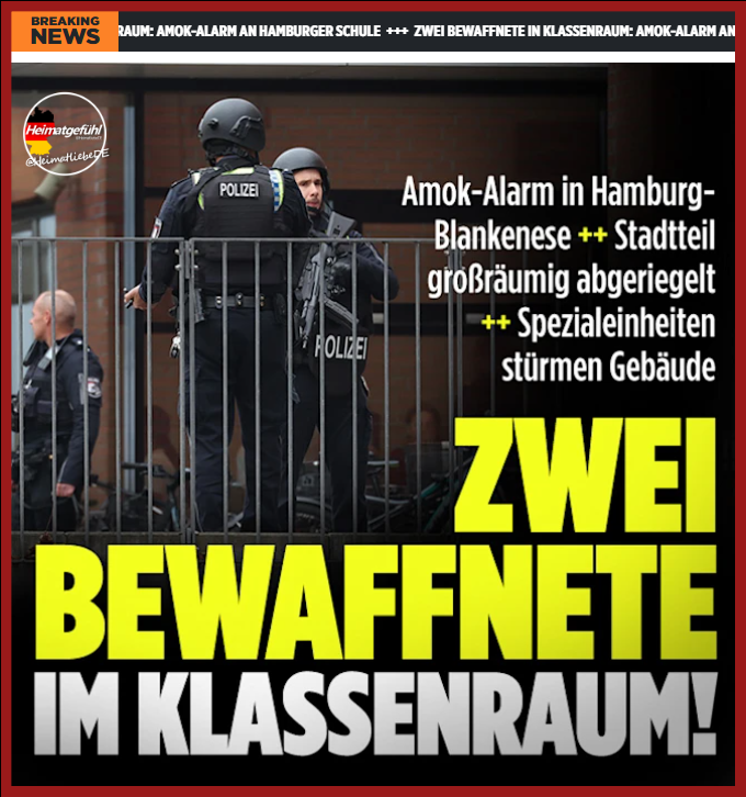 Eilmeldung!

Amok-Alarm in Hamburg-Blankenese

Zwei Bewaffnete haben sich in einem Klassenraum verbarrikadiert!