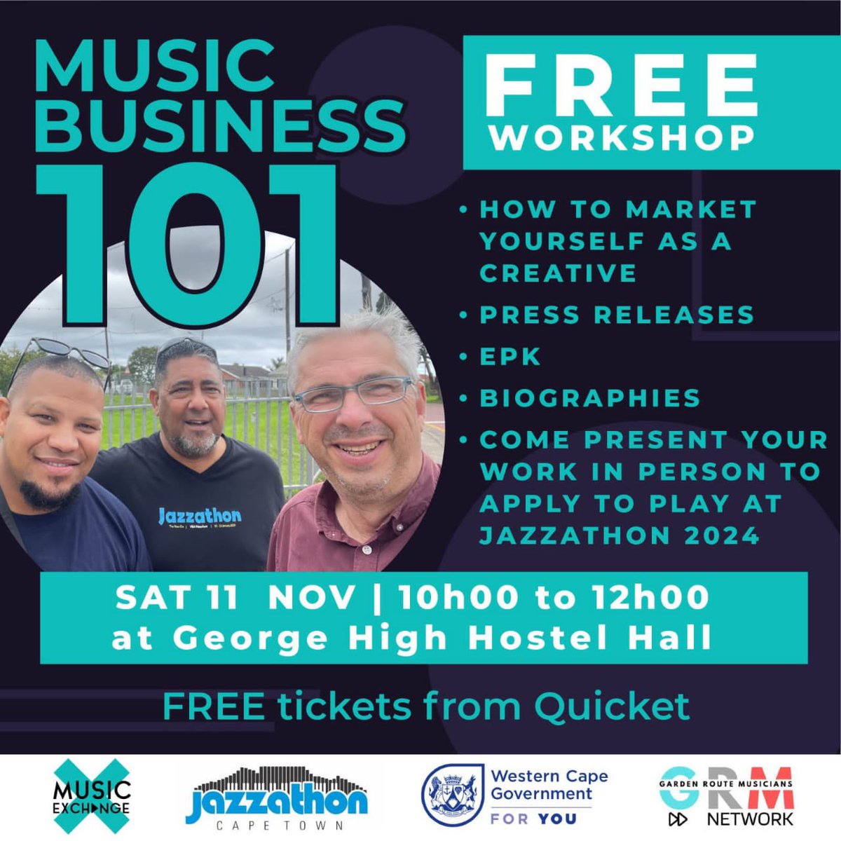 Music Exchange SA (@musicexchange) on Twitter photo <a href="/WCGovCas/">Western Cape Government Cultural Affairs & Sport</a> please share workshop in George on sat FREE see poster get free tickets from <a href="/QuicketSA/">Quicket South Africa</a> please share <a href="/amagroove/">Mynie Grové</a> <a href="/MartinMyers/">Martin Myers</a> <a href="/GardenRoute_SA/">Garden Route SA</a> <a href="/TransAfrica872/">TransAfricaRadio</a> <a href="/GardenRoute_DM/">Garden Route District Emergency Communications</a> <a href="/GardenRouteMall/">Garden Route Mall</a> <a href="/WCGovCas/">Western Cape Government Cultural Affairs & Sport</a> please share workshop in George on sat FREE see poster get free tickets from <a href="/QuicketSA/">Quicket South Africa</a> please share <a href="/amagroove/">Mynie Grové</a> <a href="/MartinMyers/">Martin Myers</a> <a href="/GardenRoute_SA/">Garden Route SA</a> <a href="/TransAfrica872/">TransAfricaRadio</a> <a href="/GardenRoute_DM/">Garden Route District Emergency Communications</a> <a href="/GardenRouteMall/">Garden Route Mall</a>